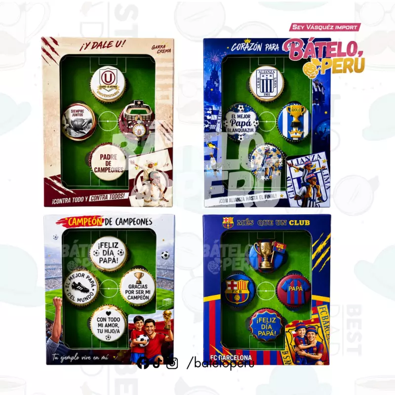 CAJA CANCHA FUT X4 CUPCAKES