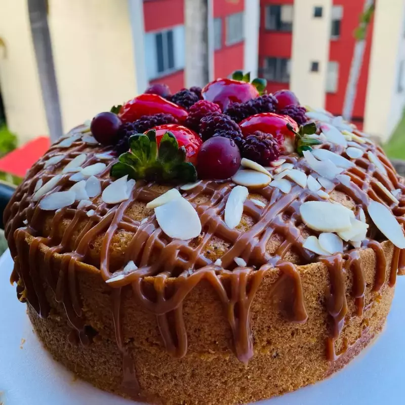 Torta rustica arequipe VEGANA