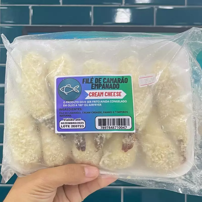 Camarão Empanado Cream Cheese 450g