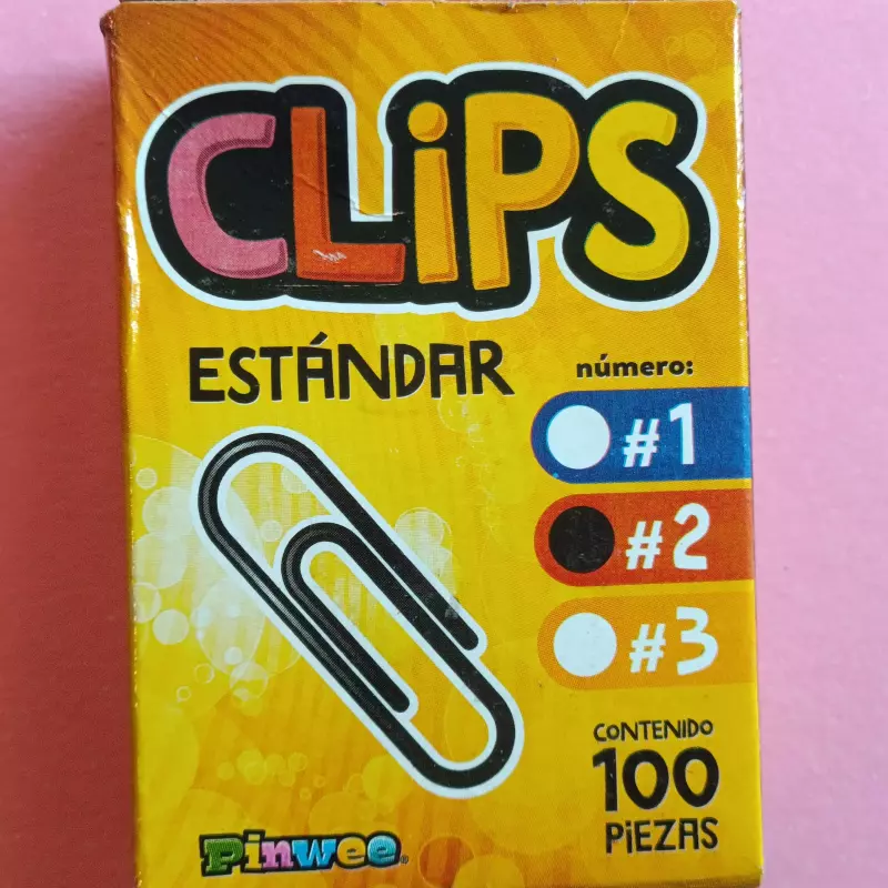 CAJA DE CLIP ESTÁNDAR 100 PZ