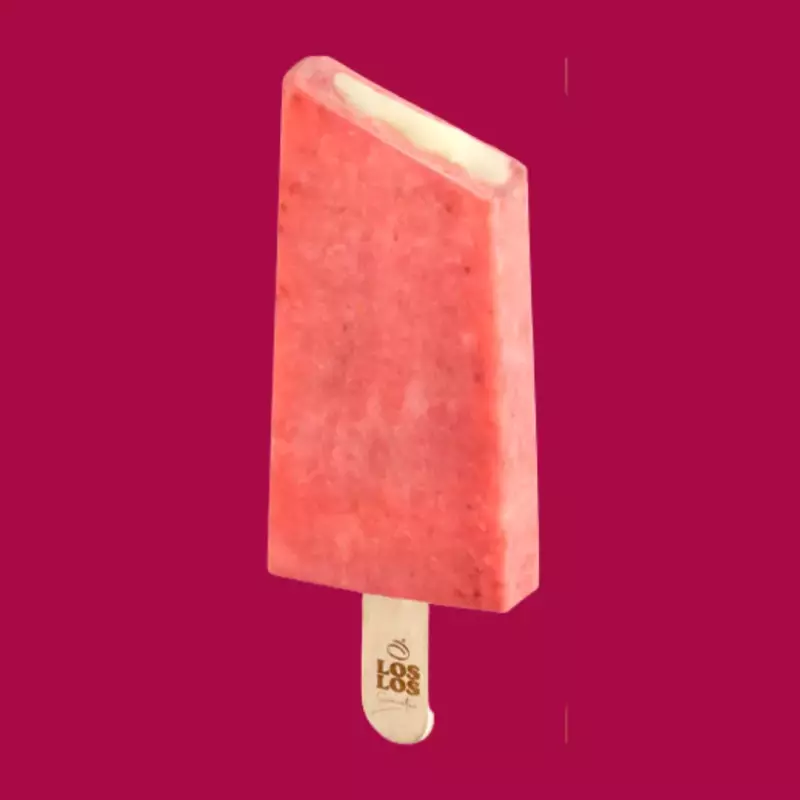 Paleta Mexicana Morango c/ Leite Con