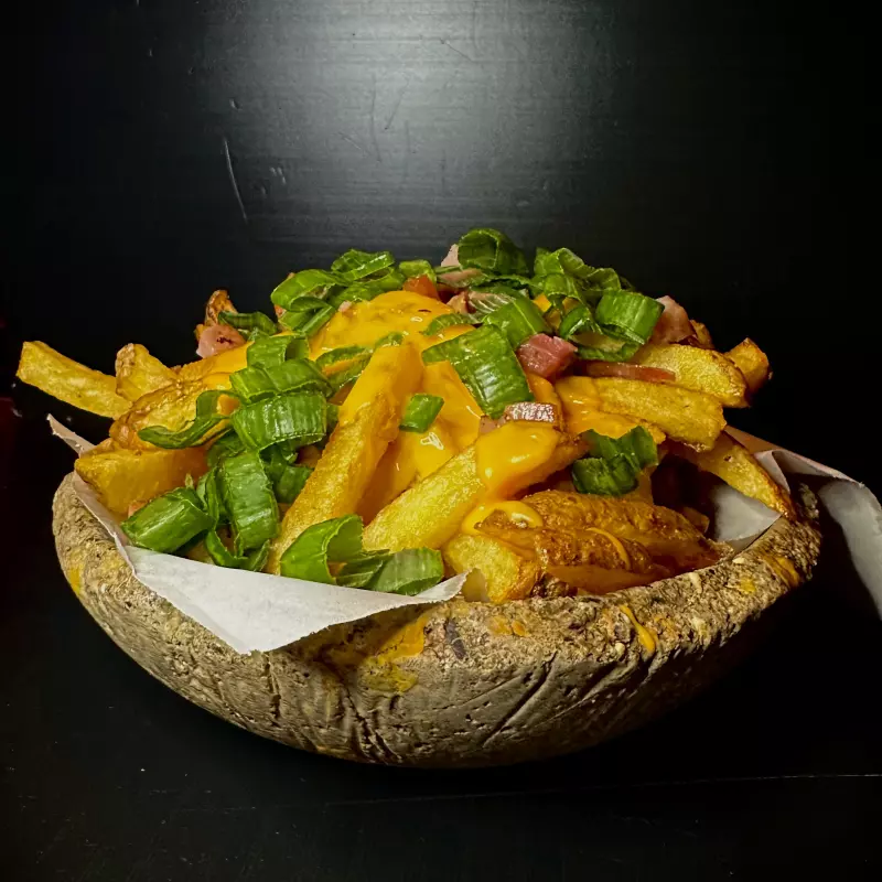 Papas fritas frankia para compartir