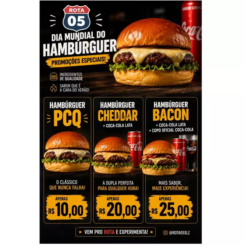 🍔 DIA DO HAMBÚRGUER NA ROTA 05 🍔