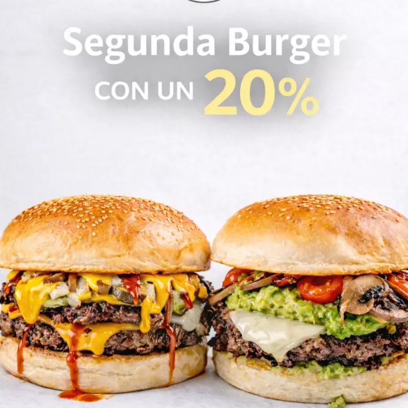 2da burger a 20%
