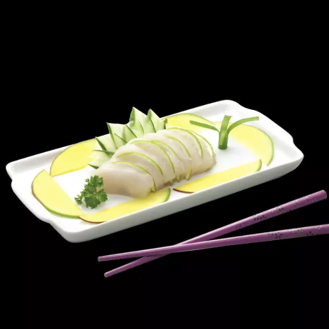 sahimis de peixe branco 6 peças