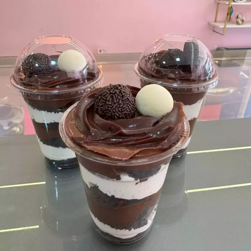 verrine G ninho com chocolate
