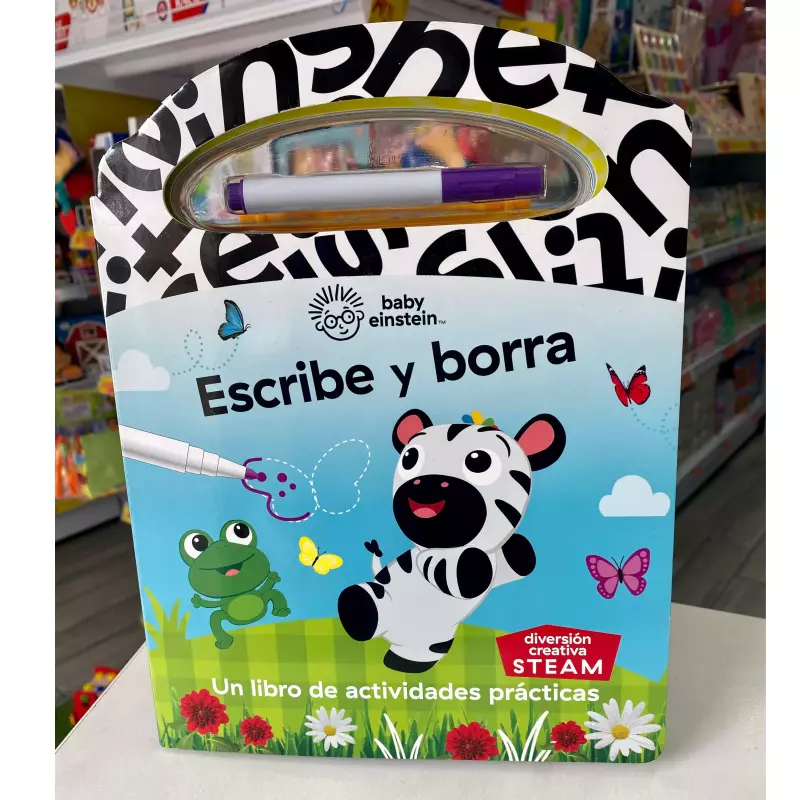 BABY EINSTEIN ESCRIBE Y BORRA