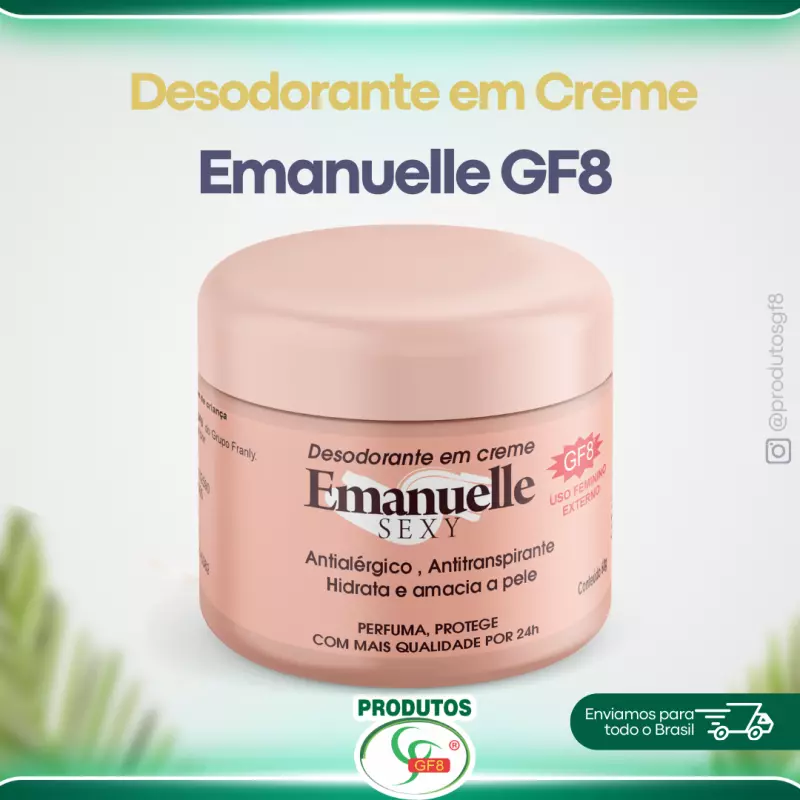 Desodorante em Creme Emanuelle GF8