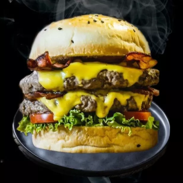 Hamburguesa Doble con Queso