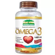 OMEGA 3 HERBALMAX 1400 -60 CAPS