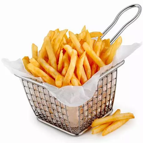 Cesta de papas fritas