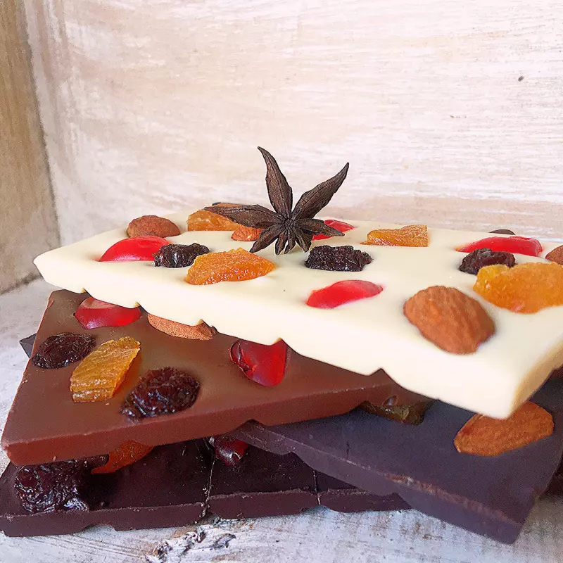 Placa ao Leite com Frutas Ao Leite 60g