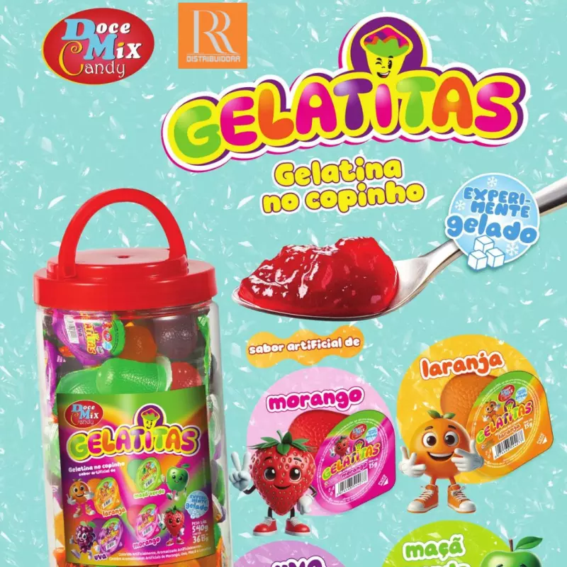GELATITAS - 36UN - DOCES MIX CANDY