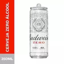 Budweiser Zero Álcool Lata 350ml
