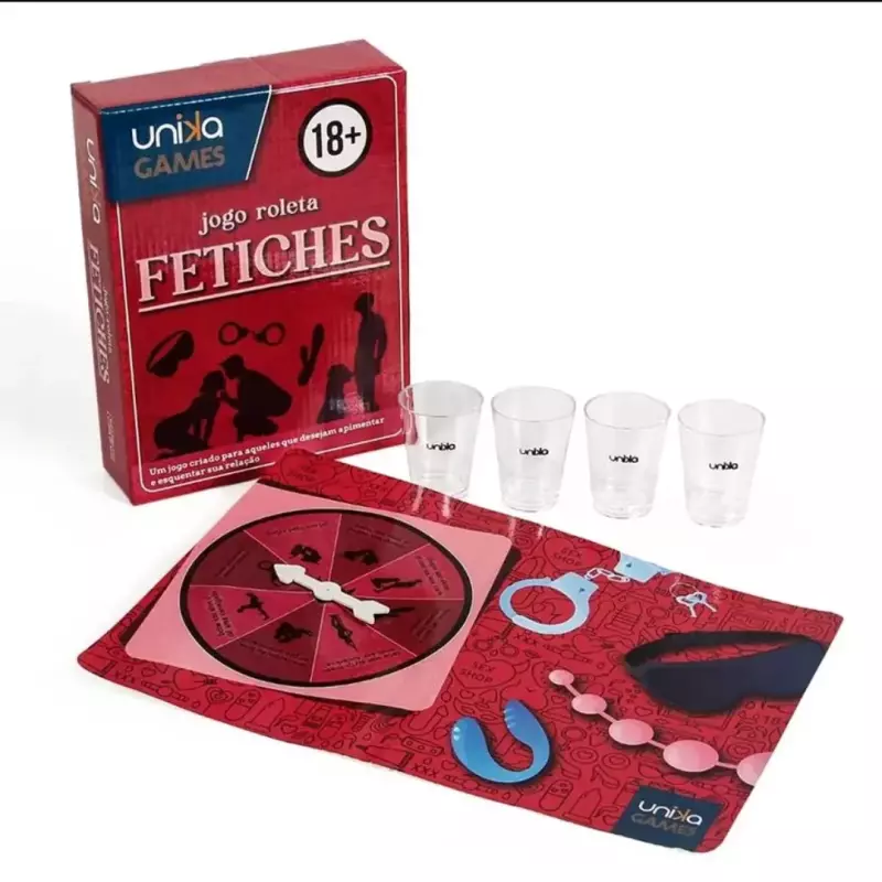 Jogo Roleta Fetiches com 4 Shots Uni