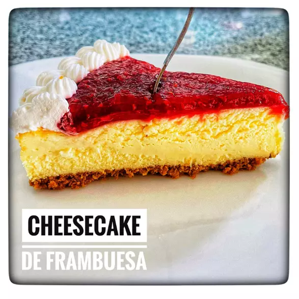 Cheesecake de frambuesa