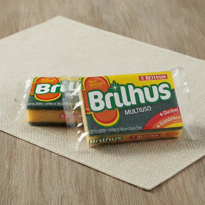 Esponja dupla face Brilhus
