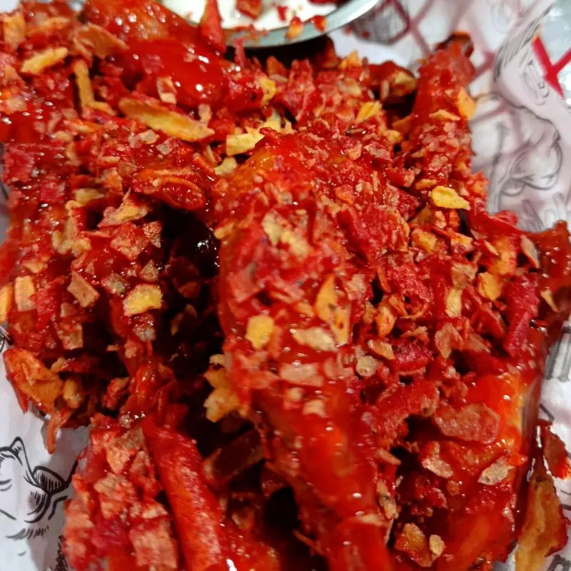 500gr boneless flaming hot