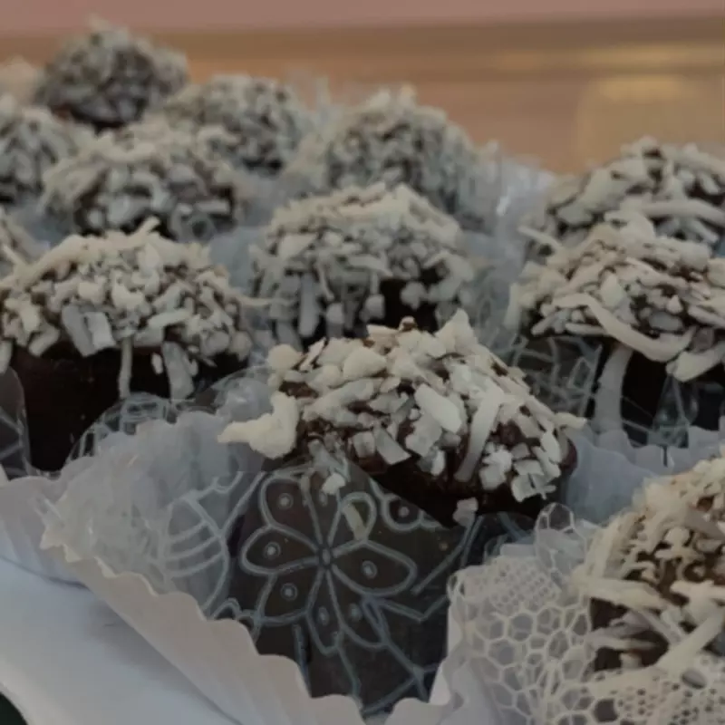 trufas de coco