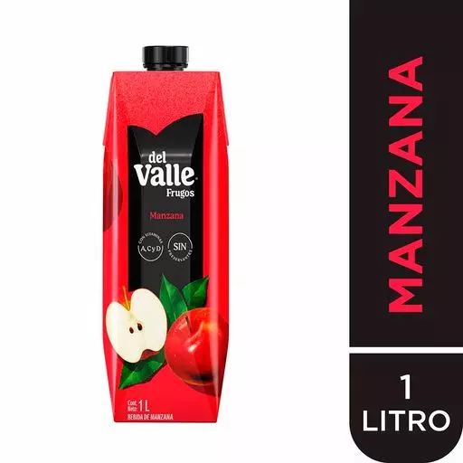 Del Valle Manzana 1Lt