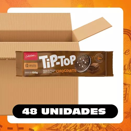 Bulto Tip Top Galleta Chocolate 96g