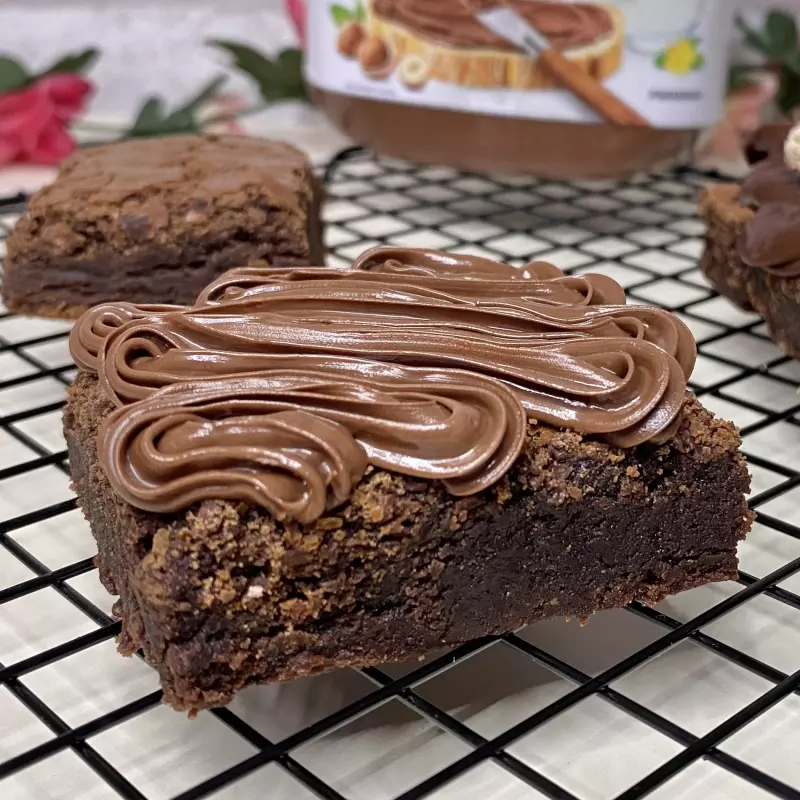 Brownie com Nutella