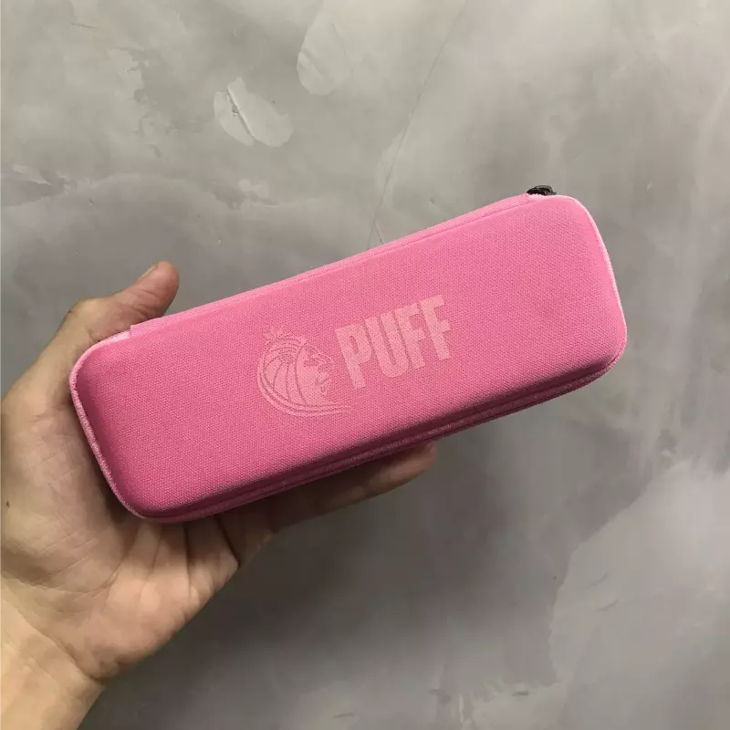 Case puff slim rosa