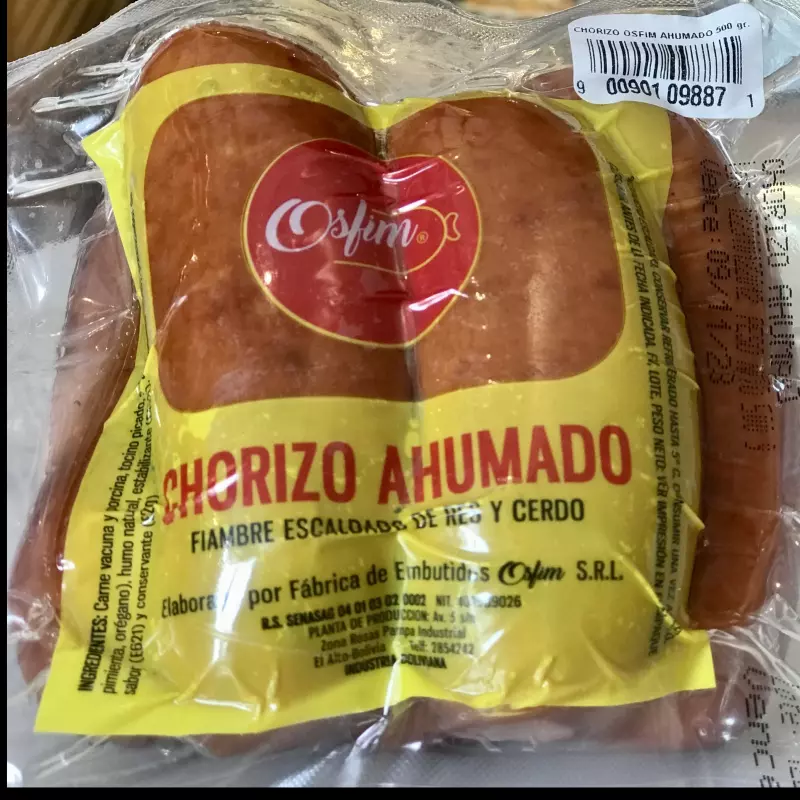 Chorizo sin gluten y sin azucar