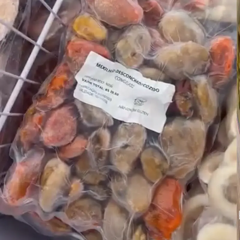 Mexilhão desconchado, 500g