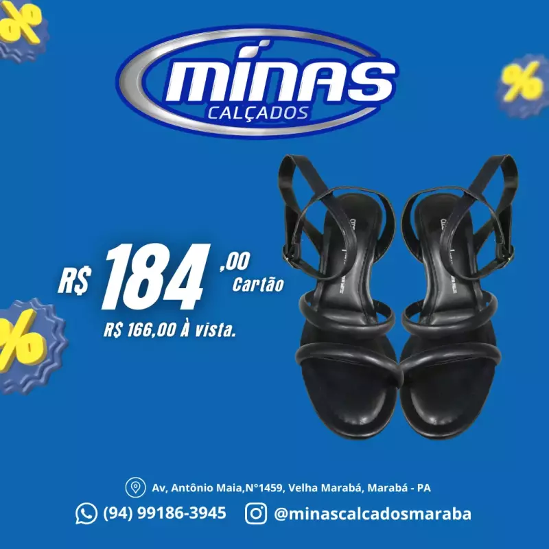 Sandália Preta RF:8861