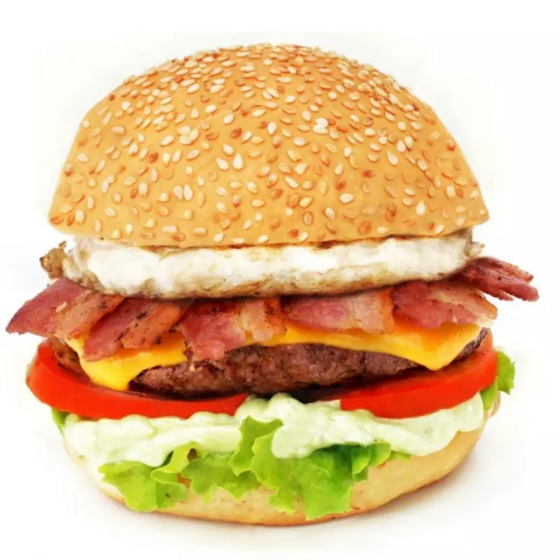 Burguer egg bacon