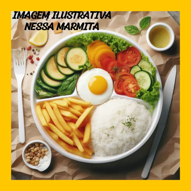 ⚡ Combo MarmitaVeg com batata+salada