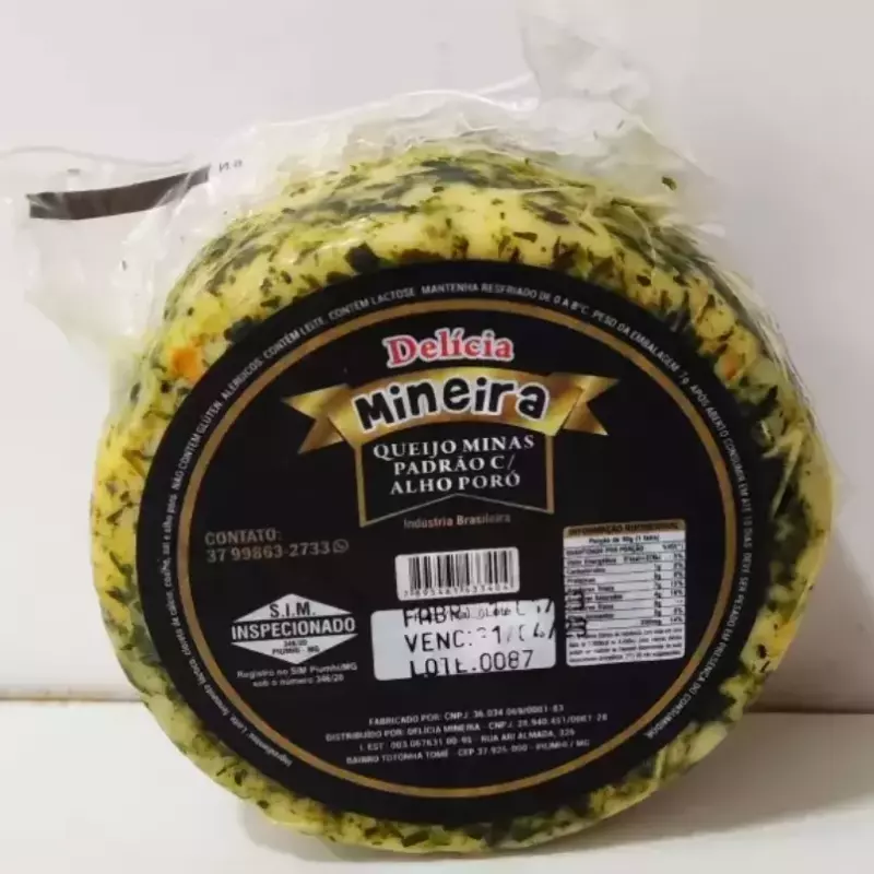 QUEIJO COM ALHO PORO