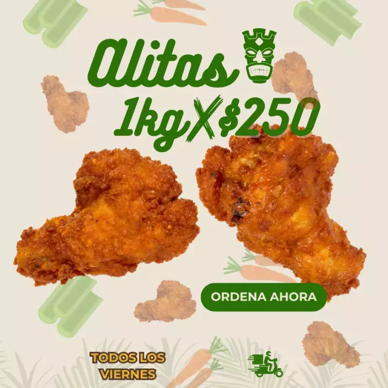 Kilo de alitas promo