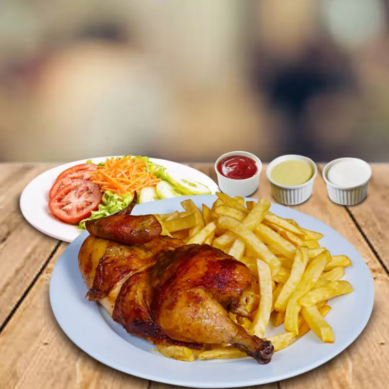 1/2 de Pollo a la Brasa