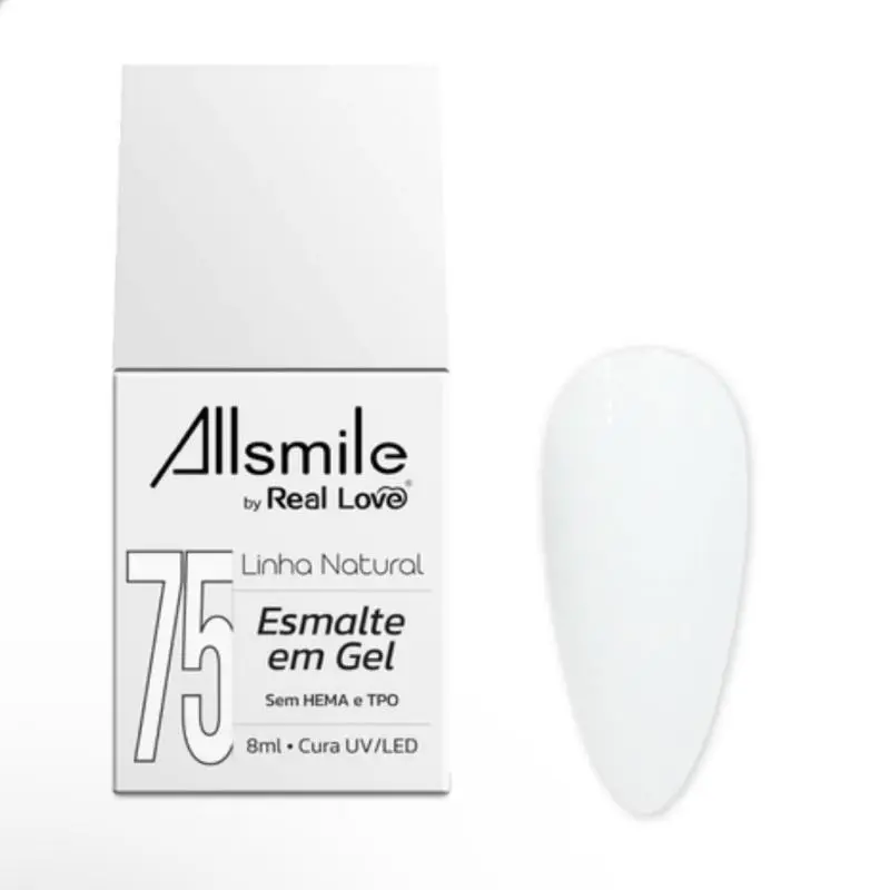 Esmalte Gel Allsmile N•75 Branco