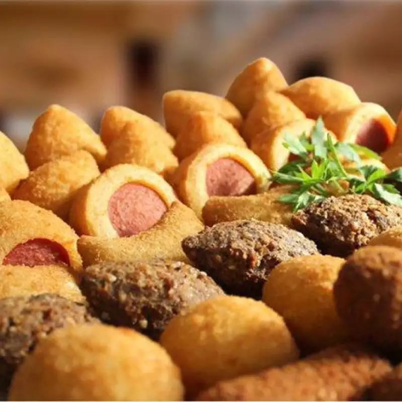 Salgadinhos de festa 20g fritos