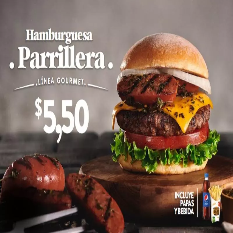 HAMBURGUESA PARRILLERA