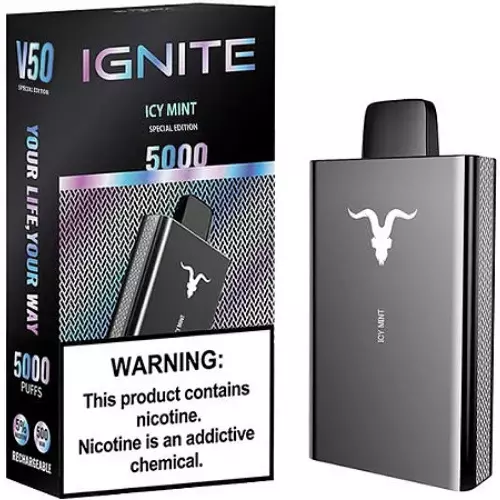 Ignite V50 black Nova edição 5k puff