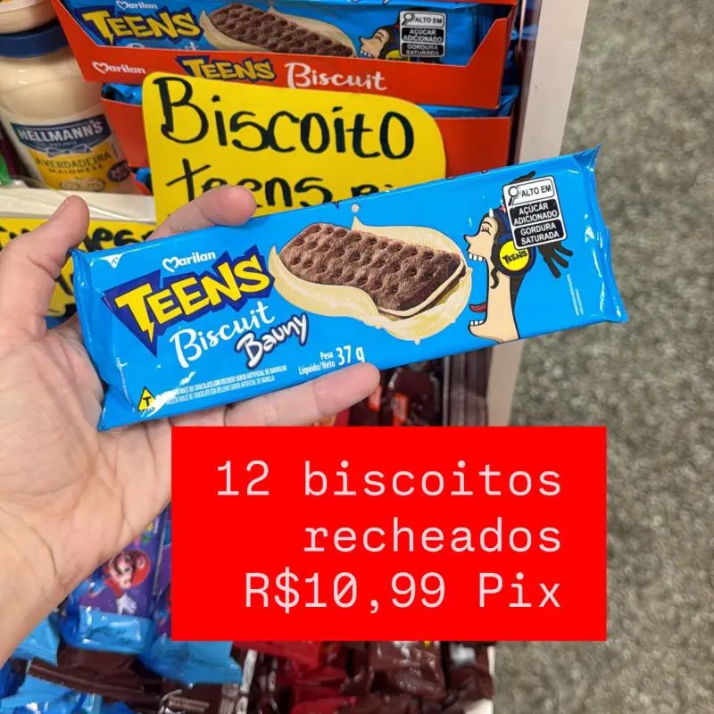 12 Biscoitos Teens