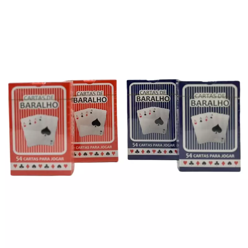 JOGO DE CARTAS DE BARALHO C/54
