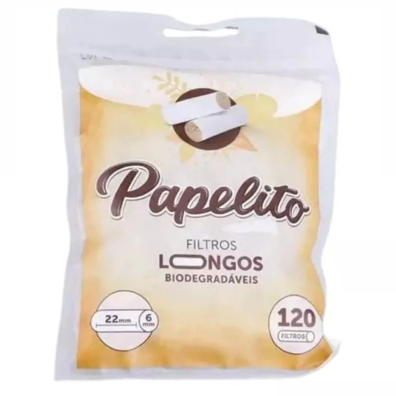 Filtro Papelito Longo Biodegradável