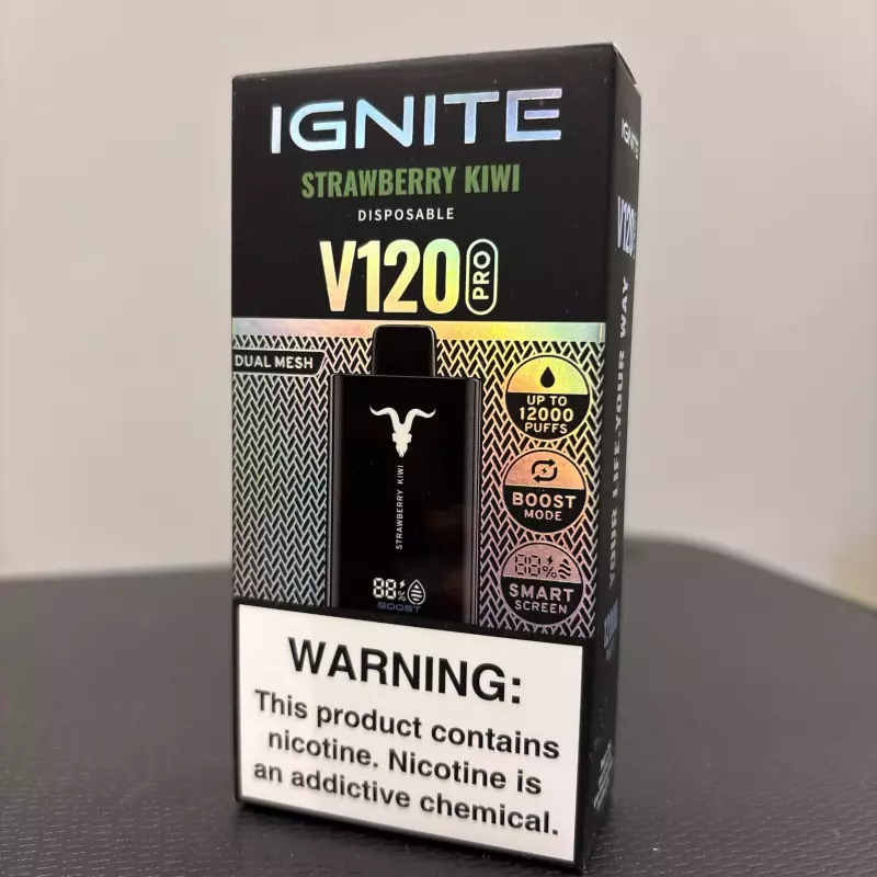 IGNITE V120 Pro  Morango e kiwi