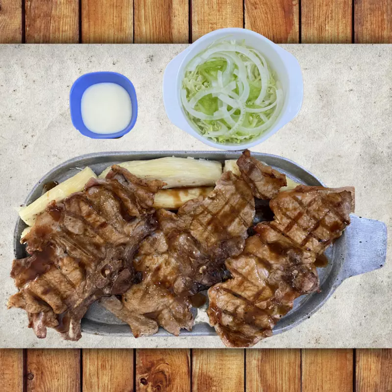 CHULETA DE CERDO AL CARBÓN