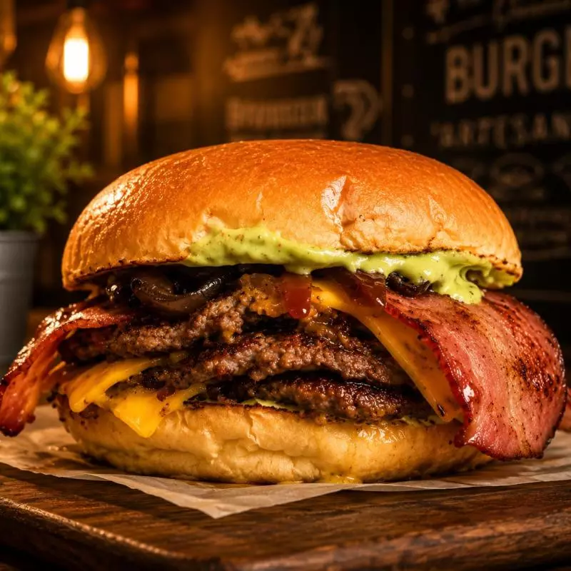 HAMBURGUER  Triplo Overdose+ BATATA