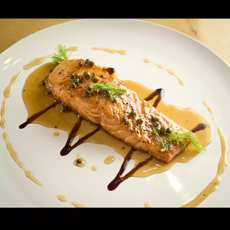 Salmon al limon y jengibre