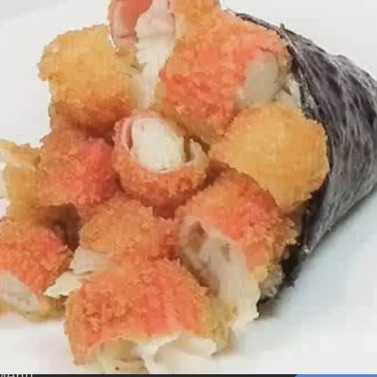 Temaki de Kani frito completo