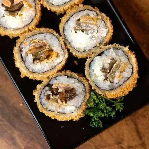 Hot Roll Skin com cream cheese