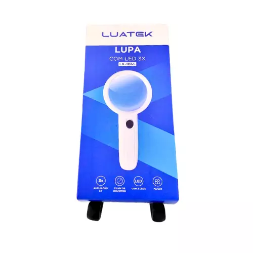 LUPA C/LED LUATEK 75mm LK-1065