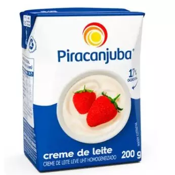 Creme de leite Piracanjuba  -200 ml